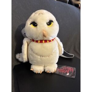 Disney Harry Potter Hedwig Plush Mini Backpack Bag Owl Cosplay Vtg 2001
